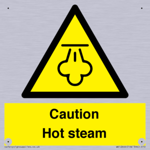Caution Hot steam